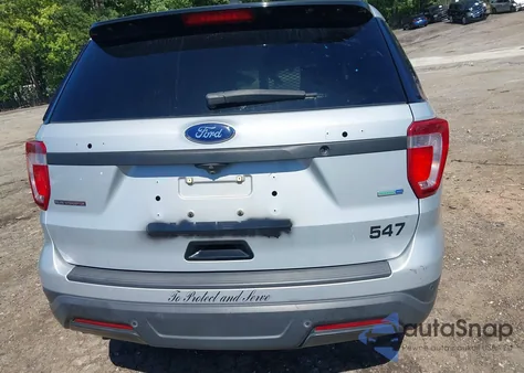 2018 Ford Police Interceptor from USA, damaged, VIN 1FM5K8AR7JGC75896